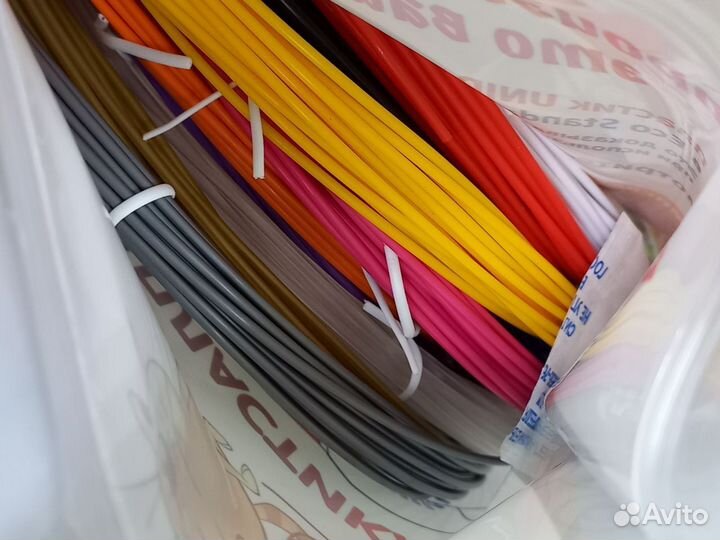 Пластик для 3D ручки PLA 12 цветов