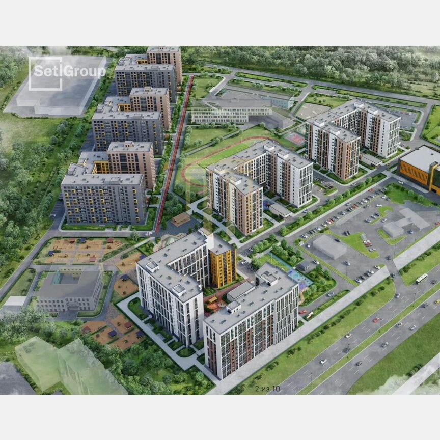 1-к. квартира, 31,6 м², 12/12 эт.
