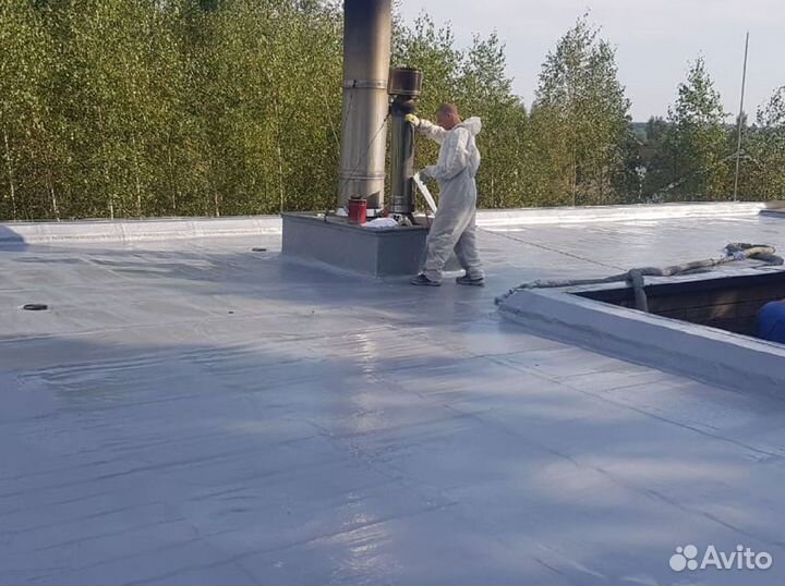Гидроизоляция напыляемой полимочевиной