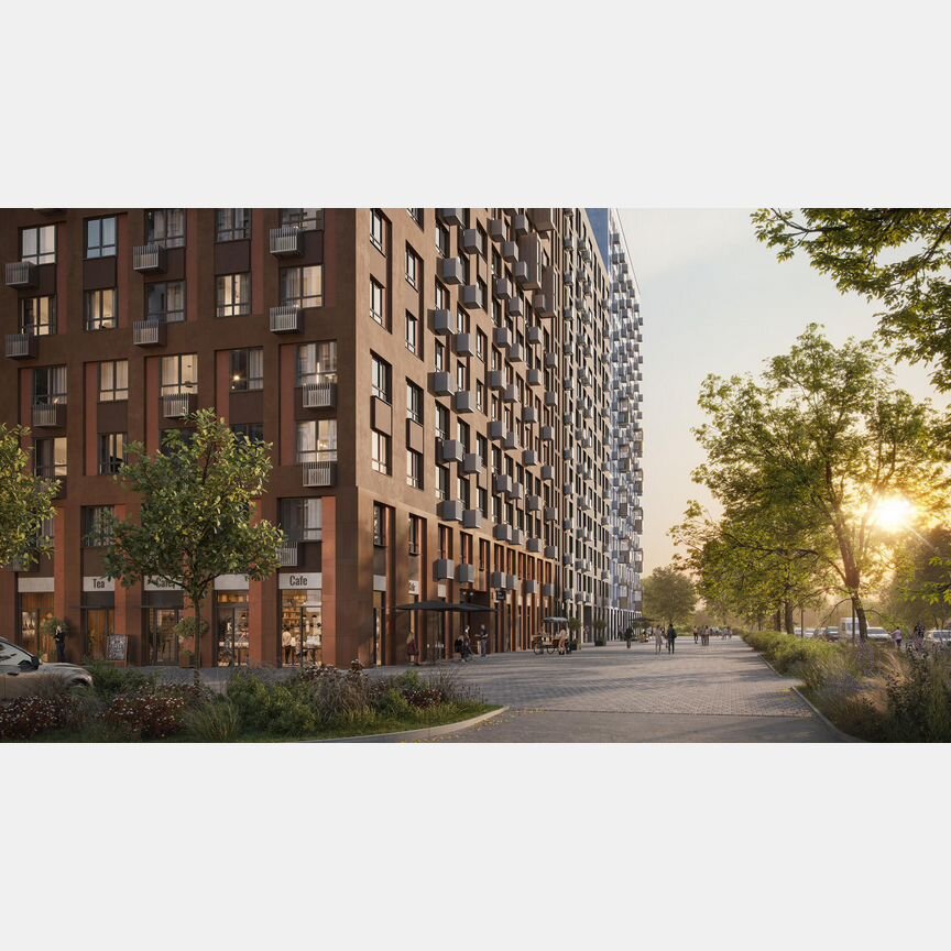 1-к. квартира, 33,5 м², 12/17 эт.