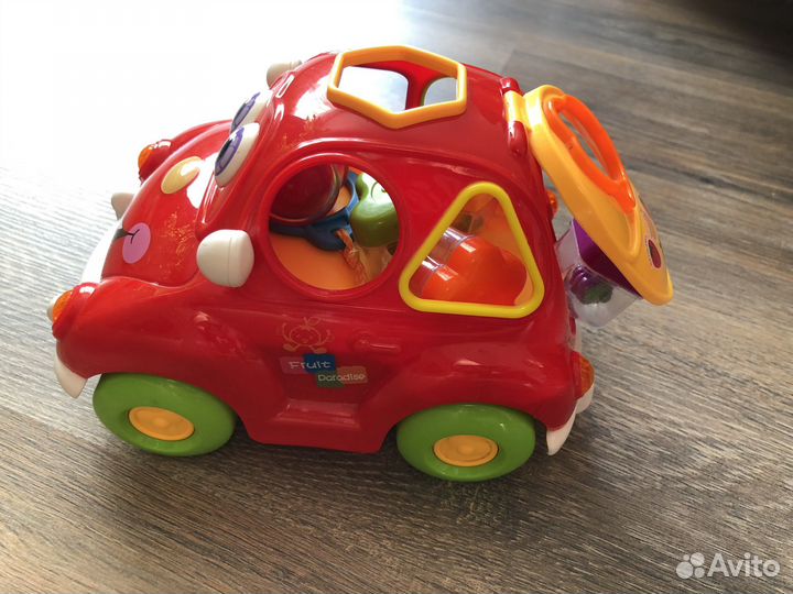 Машинка сортер, 5 фигур в комплекте