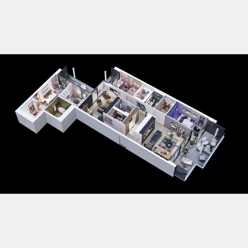 5-к. квартира, 208,5 м², 15/18 эт.