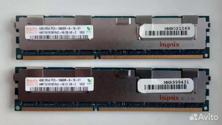 Оперативная память Hynix ddr3 2x4 gb (1333)