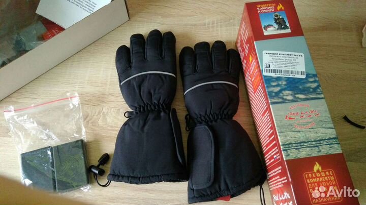 Перчатки с подогревом на батар-ках раз.XS