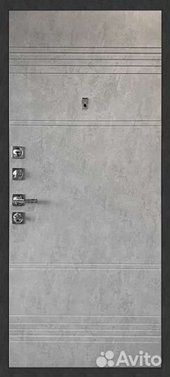 Дверь входная бетон светлый