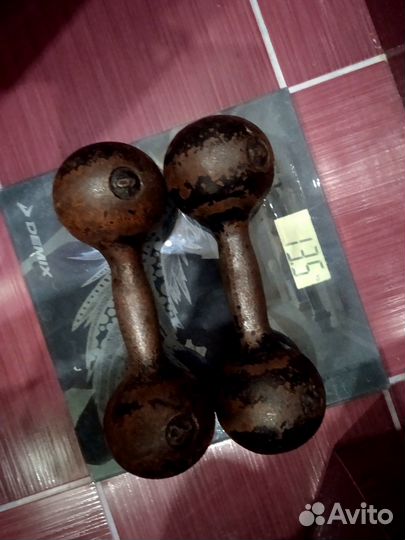 Набор гантелей 13.5 кг