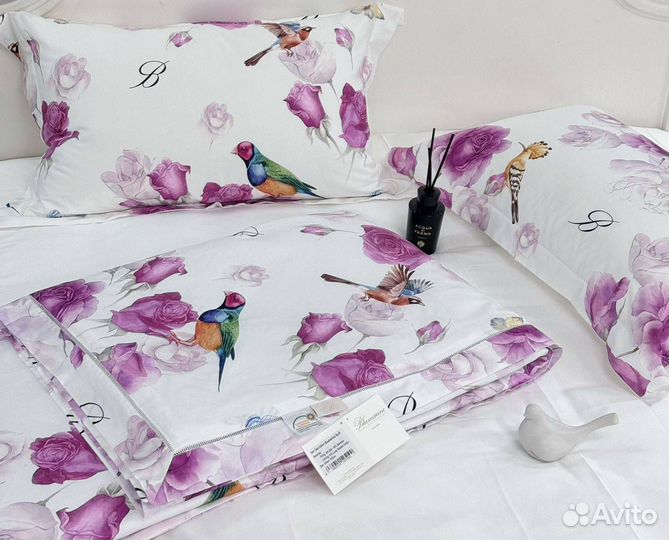 Постельное белье с одеялом blumarine люкс сатин