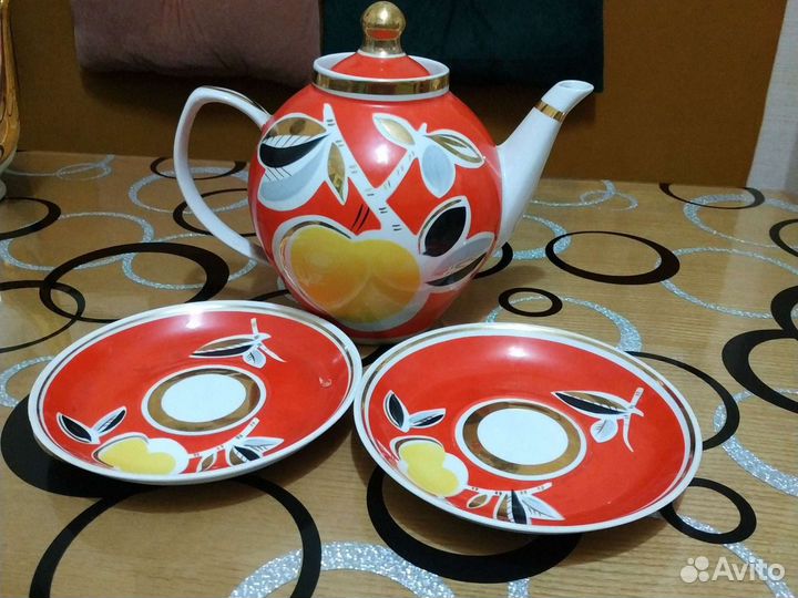 Фарфор ссср,чайная пара СССР