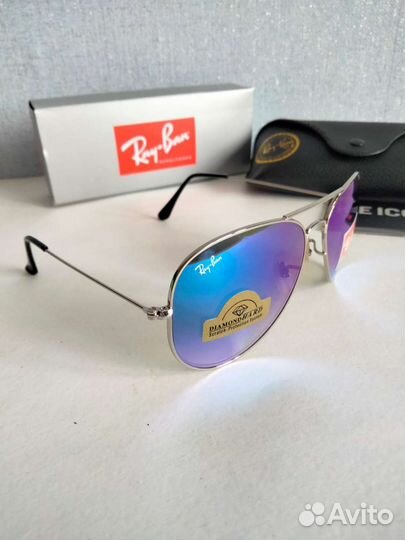 Очки ray ban aviator хамелеон зеркальные