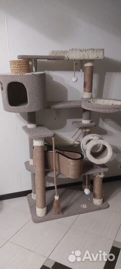 Игровой комплекс с домиком для кошек бу