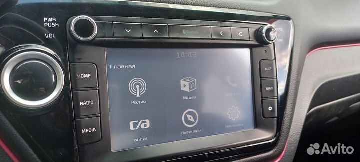 Штатная магнитола KIA Rio Premium Navi