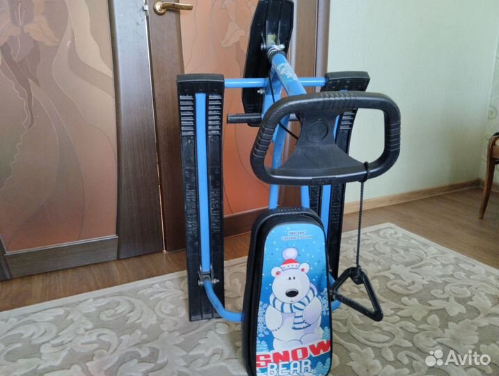 Детский снегокат Пингвин