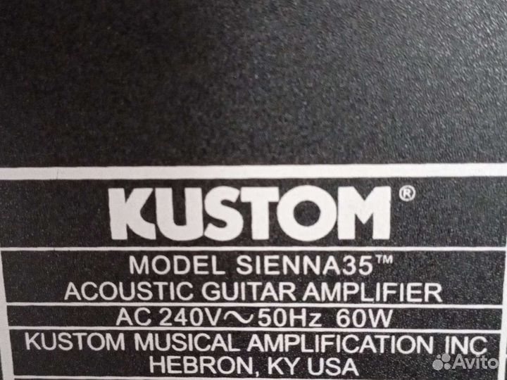 Kustom Sienna 35 (комбоусилитель)