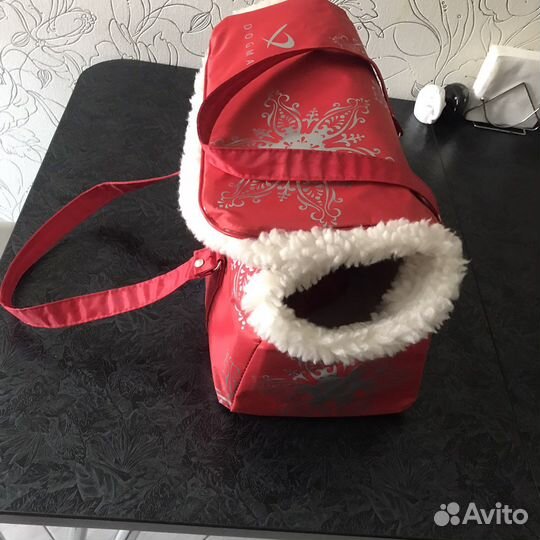 Зимняя сумка-переноска для животных