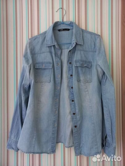 Джинсовая рубашка