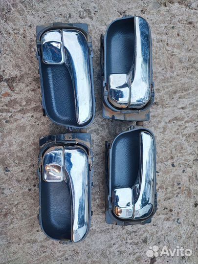 Внутренние ручки дверей nissan хром