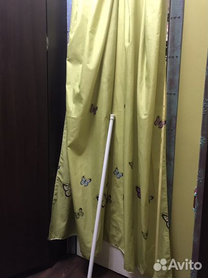 Штора для ванной тканевая