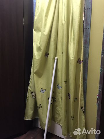 Штора для ванной тканевая