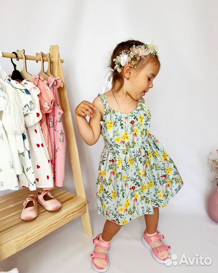 Платье для девочки на лето