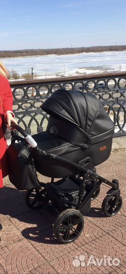 Коляска Agio Prado 3 в 1 экокожа