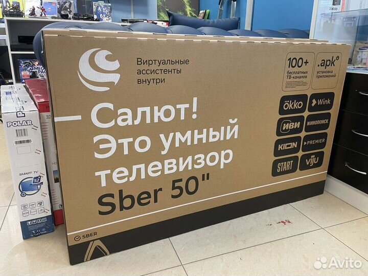 Новый Smart Телевизор Sber 50 (127cm)