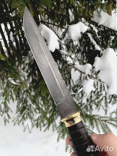 Нож Казачий Пластунский Дамаск