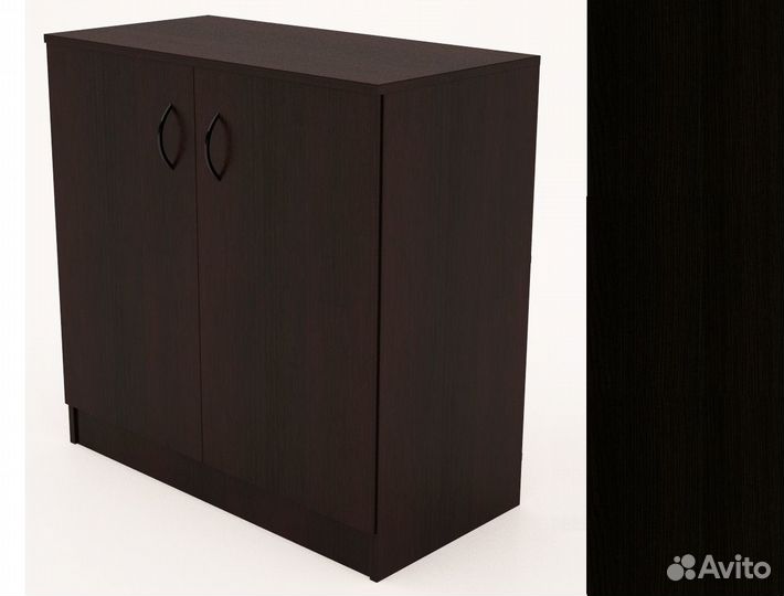 Тумба закрытая с распашными дверцами Венге
