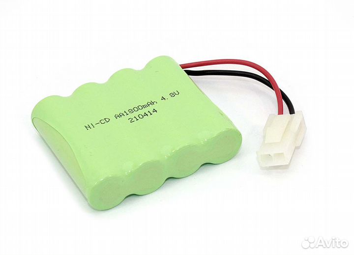 Аккумулятор Ni-Cd 4.8V 1800 mAh AA Flatpack разъем