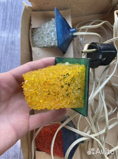 Новогодняя гирлянда СССР, фонарик эра