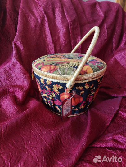Шкатулка корзинка для рукоделия