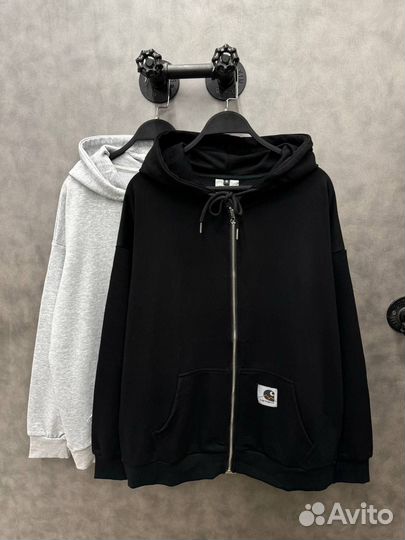 Zip- худи carhartt оверсайз, унисекс