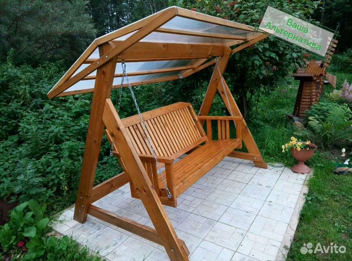 Садовые Качели беседка