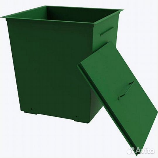 Контейнер для мусора металлический тбо