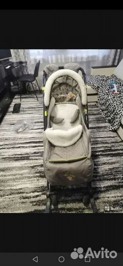 Детские санки коляска