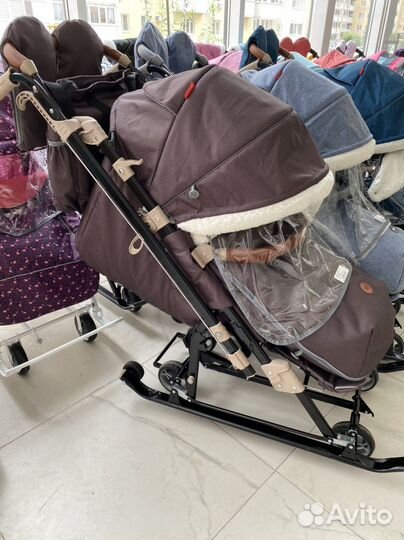 Санки коляска ника 7-8k новые