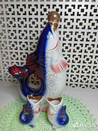 Штоф и две рюмки СССР