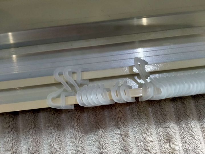 Карнизы для штор двухрядные бу