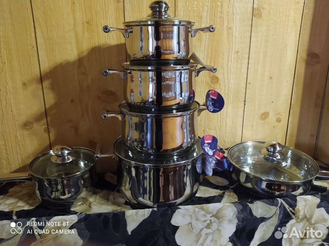 Набор кухонной посуды 12 предметов Bergner BG 416