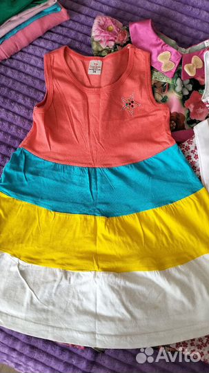 Вещи на Девочку пакетом. 2-4 года