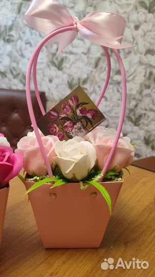 Розы из мыла к 8 марта