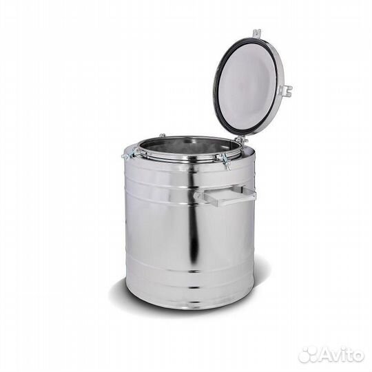 Армейский термос из нержавейки для еды на 24 литра