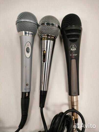 Микрафоны 3 шт