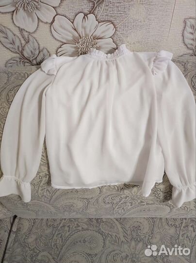 Рубашка, блузка белая школьная