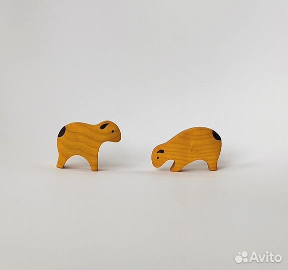 Домашние животные (набор деревянных фигурок)