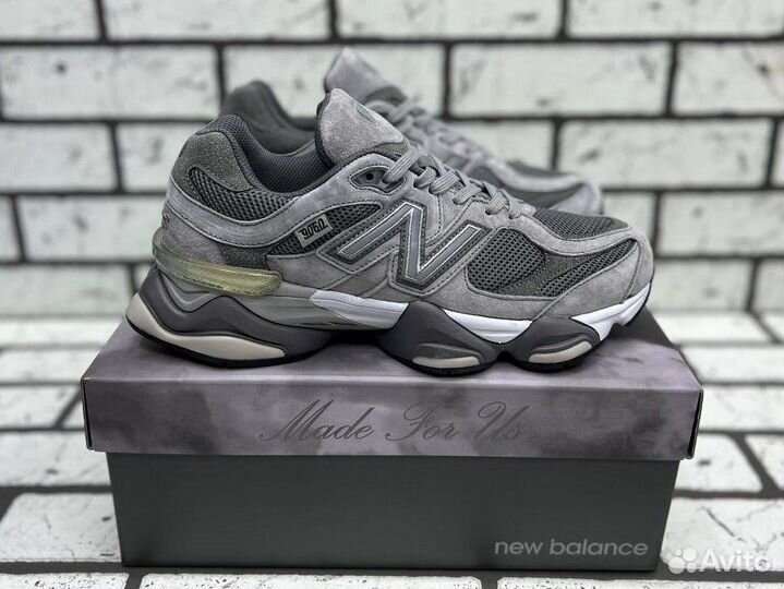 Кроссовки New Balance 9060 Grey (36-45)