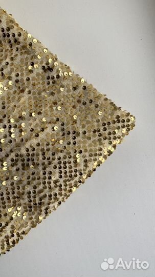 Ткань пайетки на бархате