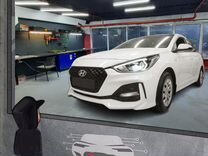 Установка Светодиодных линз Hyundai