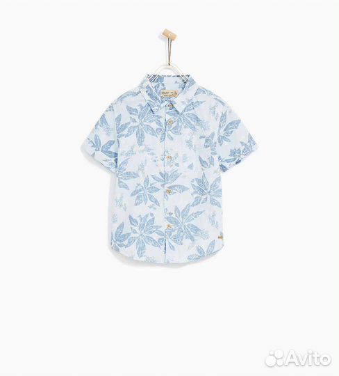 Zara Boys Рубашка летняя 140см