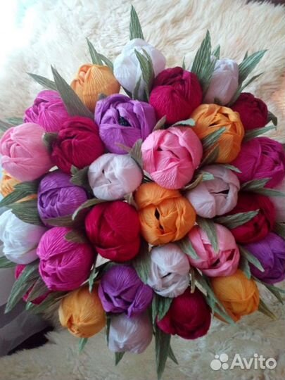 Сладкие букеты из конфет