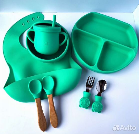 Детская посуда из пищевого силикона